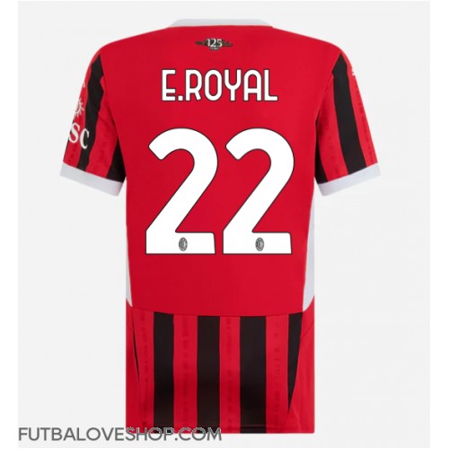 Dres AC Milan Emerson Royal #22 Domáci pre Ženy 2024-25 Krátky Rukáv